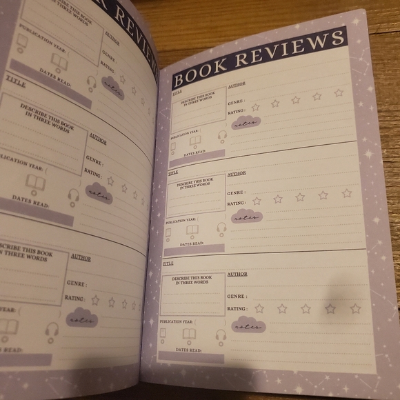 Owlcrate Celestial Reading Planner book - Picture 9 of 11